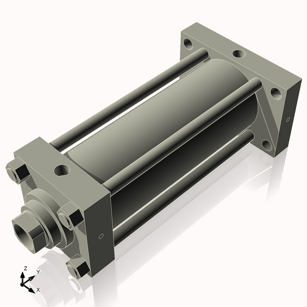 Isometric View of 5HHRHF12NCK2.5S4