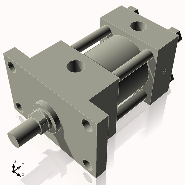 Isometric View of 2.5HHFF1CC