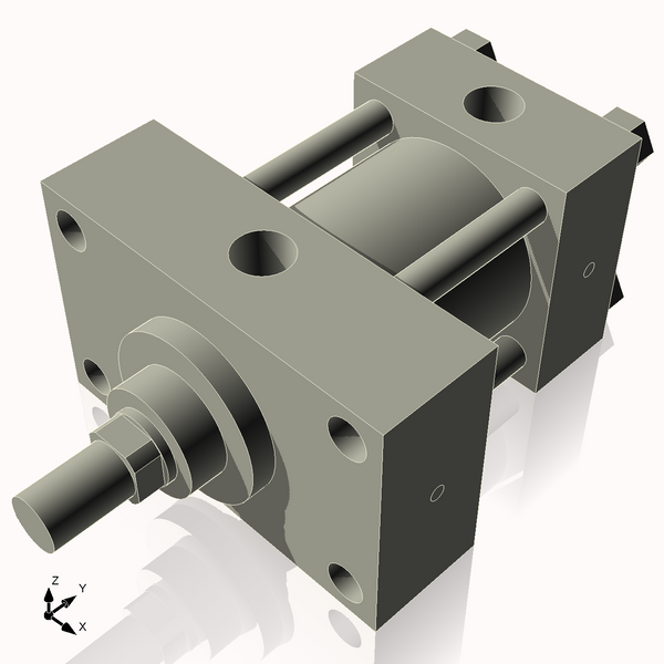 Isometric View of 2.5HHFHF1CC