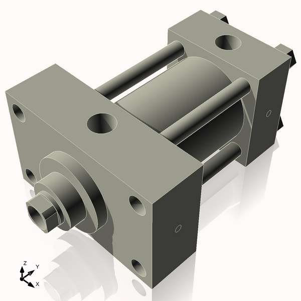 Isometric View of 2.5HHFHF2CCKS4