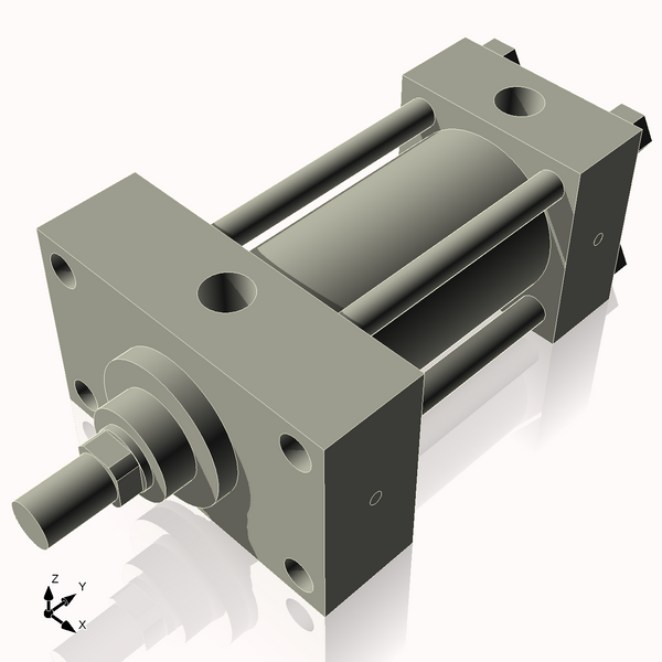 Isometric View of 2.5HHFHF3NC
