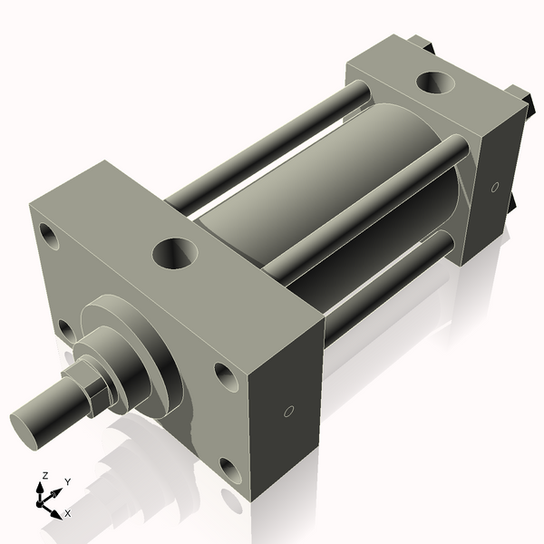 Isometric View of 2.5HHFHF4NC