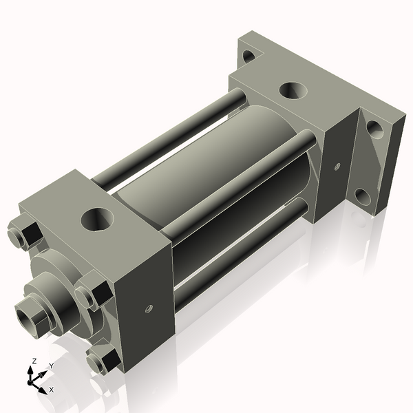Isometric View of 2.5HHRF4CCKS4