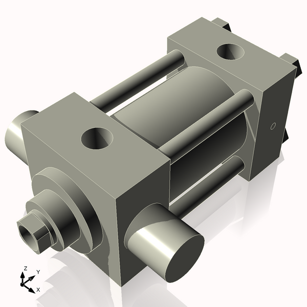 Isometric View of 2.5HHTF2NCKS4