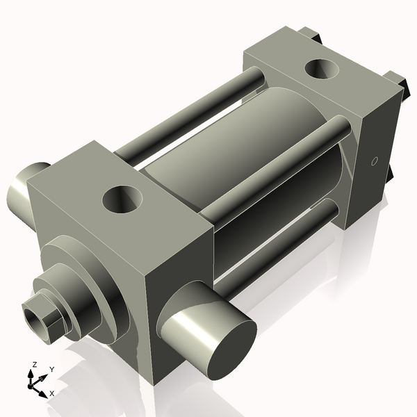 Isometric View of 2.5HHTF3CCKS4