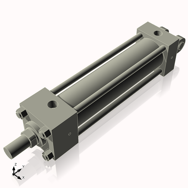 Isometric View of 2.5HHC9NCK1.375