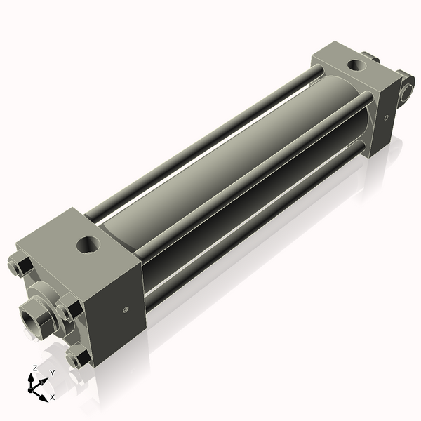 Isometric View of 2.5HHC11CCK1.375S4