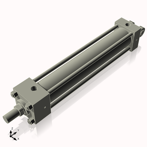 Isometric View of 2.5HHC14CCK1.375