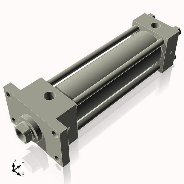 Isometric View of 2.5HHFF8CCK1.375S4
