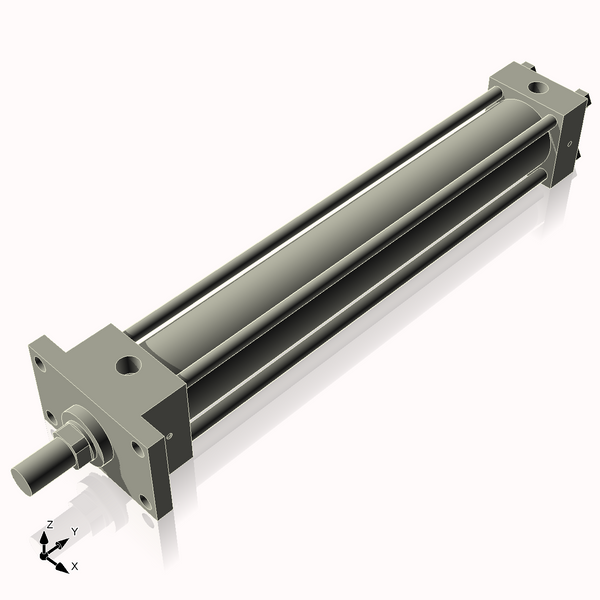 Isometric View of 2.5HHFF17CCK1.375