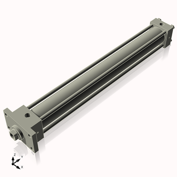 Isometric View of 2.5HHFF24CCK1.375S4