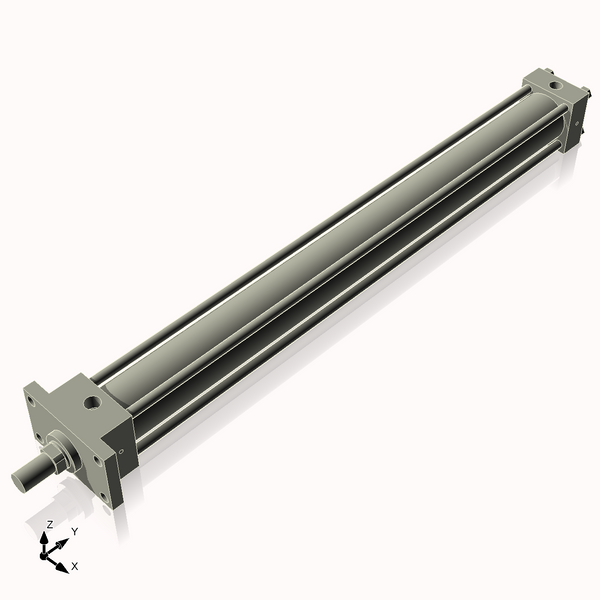 Isometric View of 2.5HHFF30NCK1.375