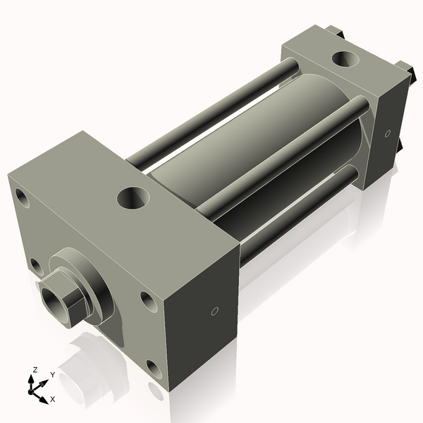 Isometric View of 2.5HHFHF5CCK1.375S4