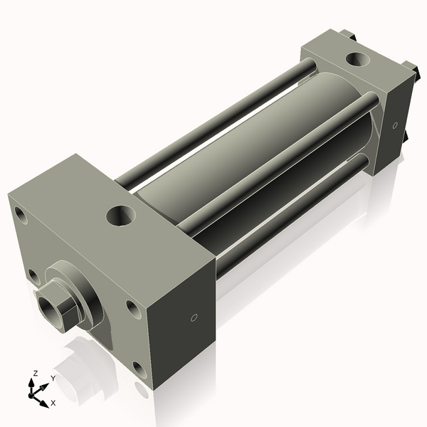 Isometric View of 2.5HHFHF7CCK1.375S4