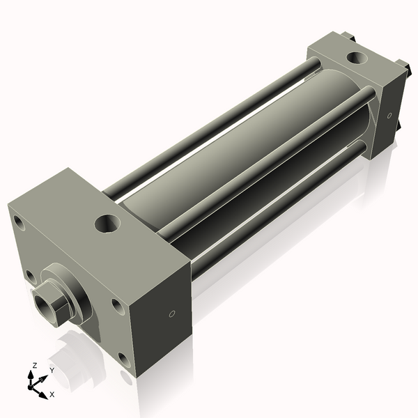 Isometric View of 2.5HHFHF9CCK1.375S4