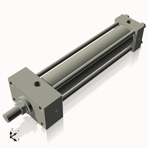 Isometric View of 2.5HHFHF12NCK1.375