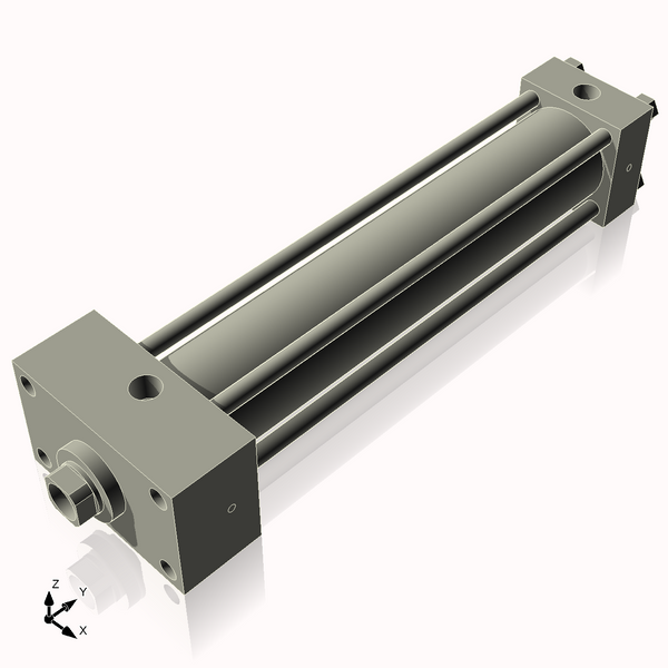 Isometric View of 2.5HHFHF13CCK1.375S4