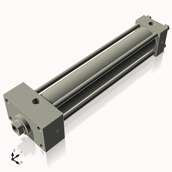 Isometric View of 2.5HHFHF14CCK1.375S4