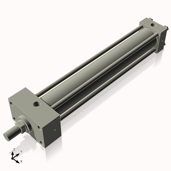 Isometric View of 2.5HHFHF17NCK1.375