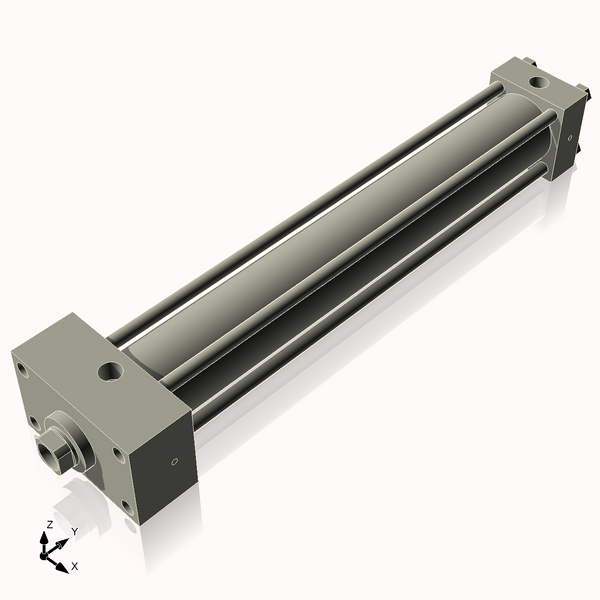 Isometric View of 2.5HHFHF18CCK1.375S4