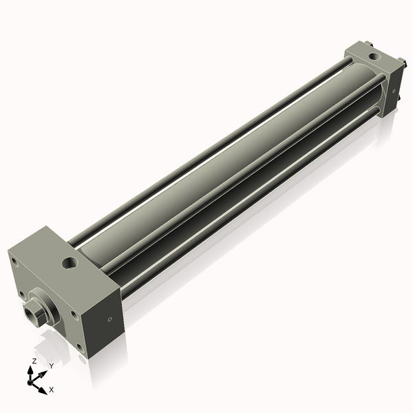 Isometric View of 2.5HHFHF21NCK1.375S4