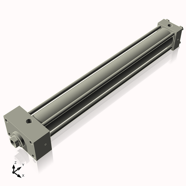 Isometric View of 2.5HHFHF24NCK1.375S4