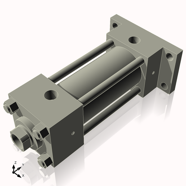Isometric View of 2.5HHRF4CCK1.375S4