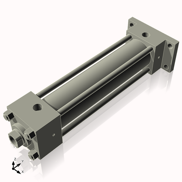 Isometric View of 2.5HHRF10CCK1.375S4