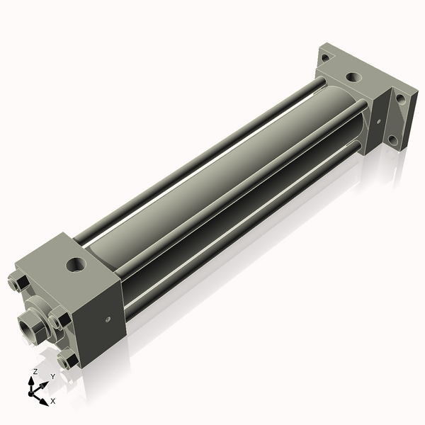 Isometric View of 2.5HHRF14CCK1.375S4