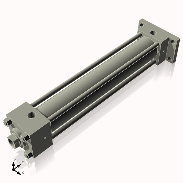 Isometric View of 2.5HHRF15CCK1.375S4