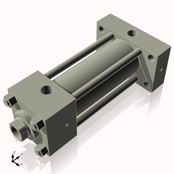 Isometric View of 2.5HHRHF5CCK1.375S4