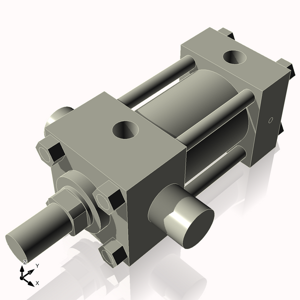 Isometric View of 2.5HHTF2CCK1.375