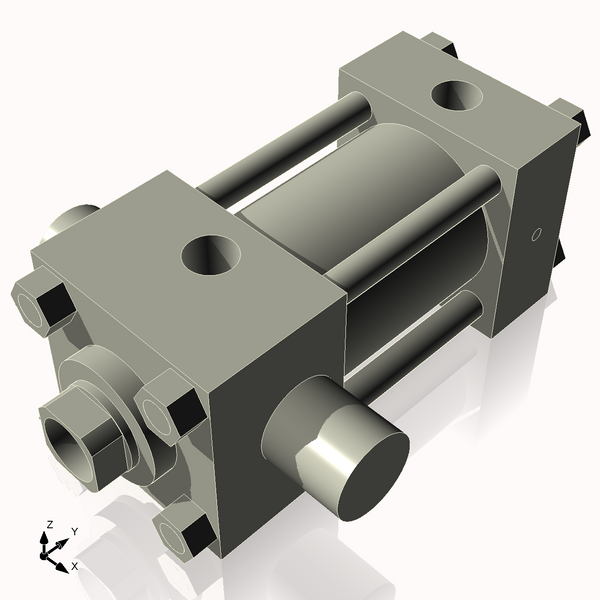 Isometric View of 2.5HHTF2CCK1.375S4