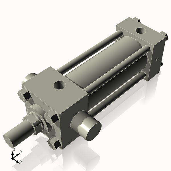 Isometric View of 2.5HHTF5NCK1.375