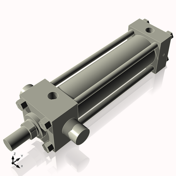 Isometric View of 2.5HHTF8NCK1.375