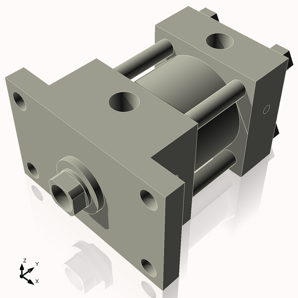 Isometric View of 3.25HHFF1CCKS4