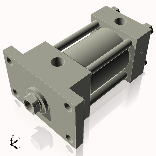 Isometric View of 3.25HHFF3NCKS4