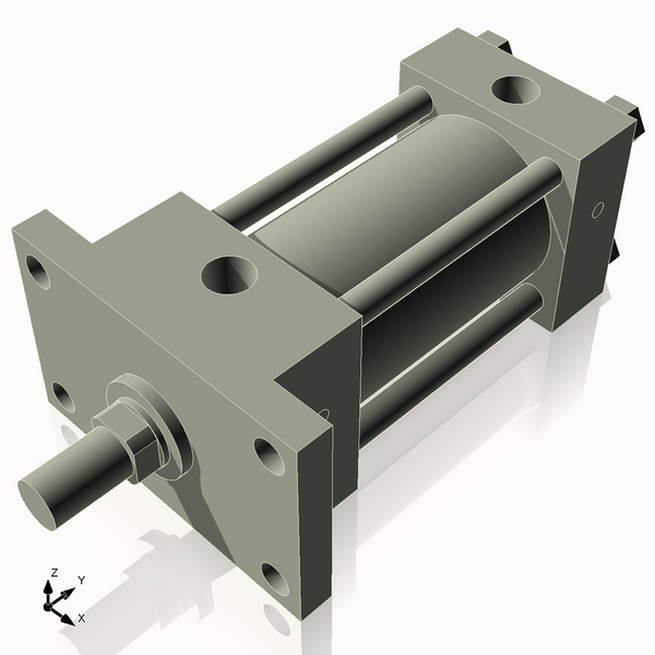 Isometric View of 3.25HHFF4NC