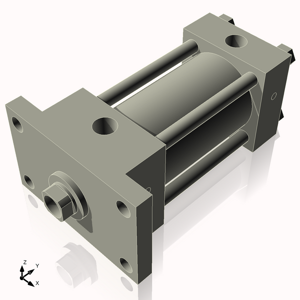 Isometric View of 3.25HHFF4NCKS4