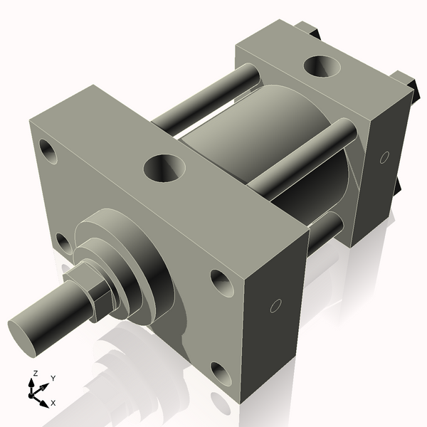 Isometric View of 3.25HHFHF2CC