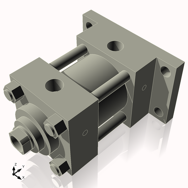 Isometric View of 3.25HHRF1NCKS4