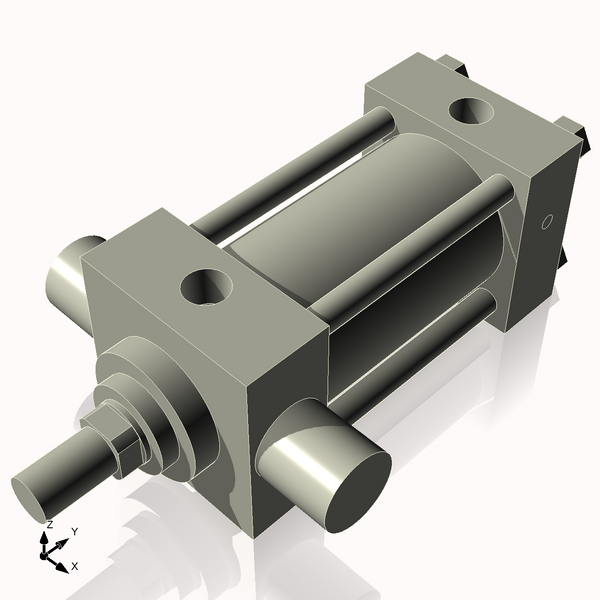 Isometric View of 3.25HHTF4NC