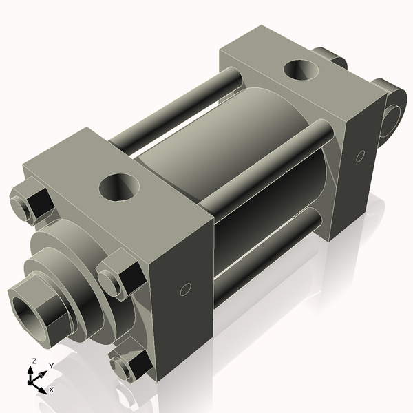 Isometric View of 3.25HHC3NCK1.75S4