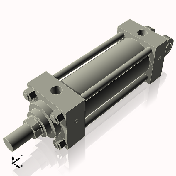 Isometric View of 3.25HHC7NCK1.75