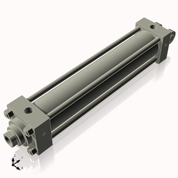 Isometric View of 3.25HHC17NCK1.75S4