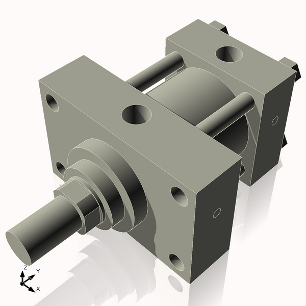 Isometric View of 3.25HHFHF1CCK1.75