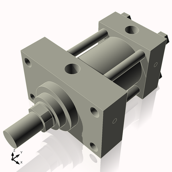 Isometric View of 3.25HHFHF2CCK1.75