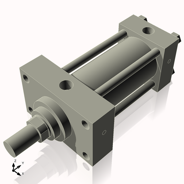 Isometric View of 3.25HHFHF5CCK1.75