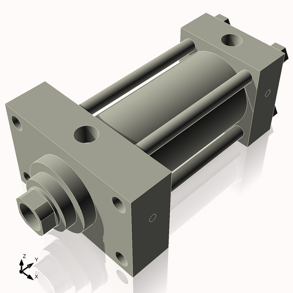Isometric View of 3.25HHFHF5CCK1.75S4