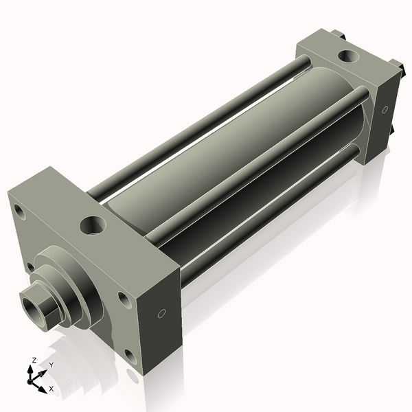 Isometric View of 3.25HHFHF11CCK1.75S4